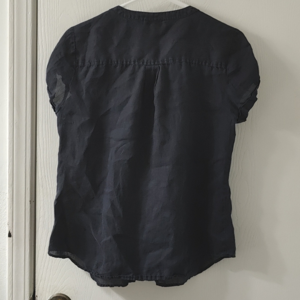 Blue work blouse - Picture 3 of 3